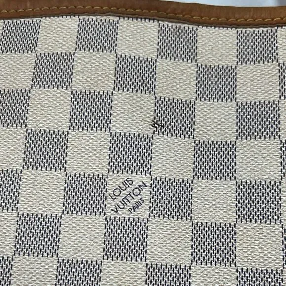 Authentic Louis Vuitton Damier Azur Neverfull MM Tote Bag - Picture 3 of 15
